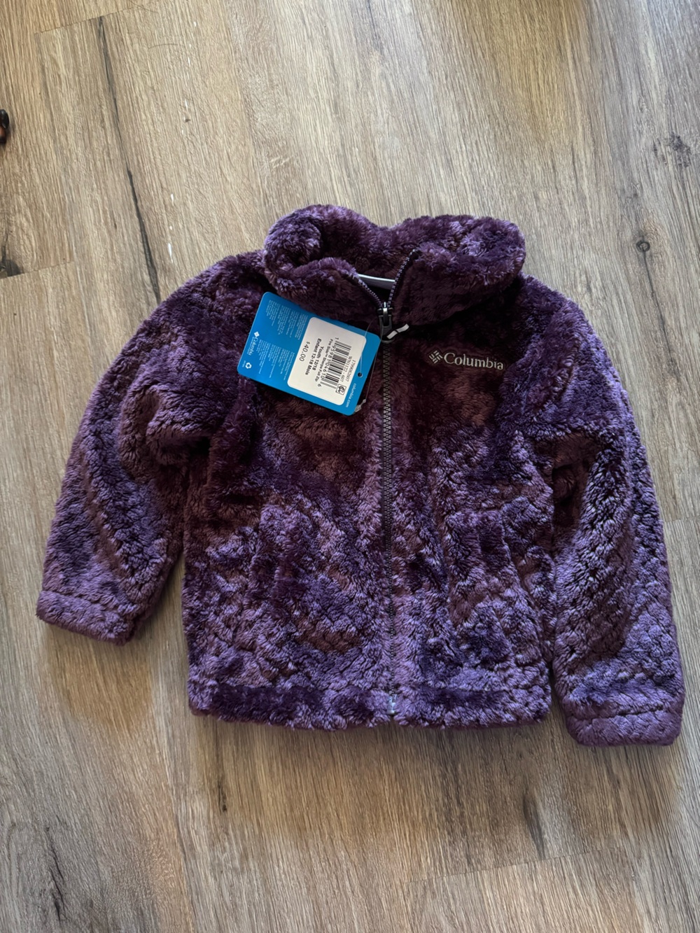 Columbia Plush Jacket in Plum Purple